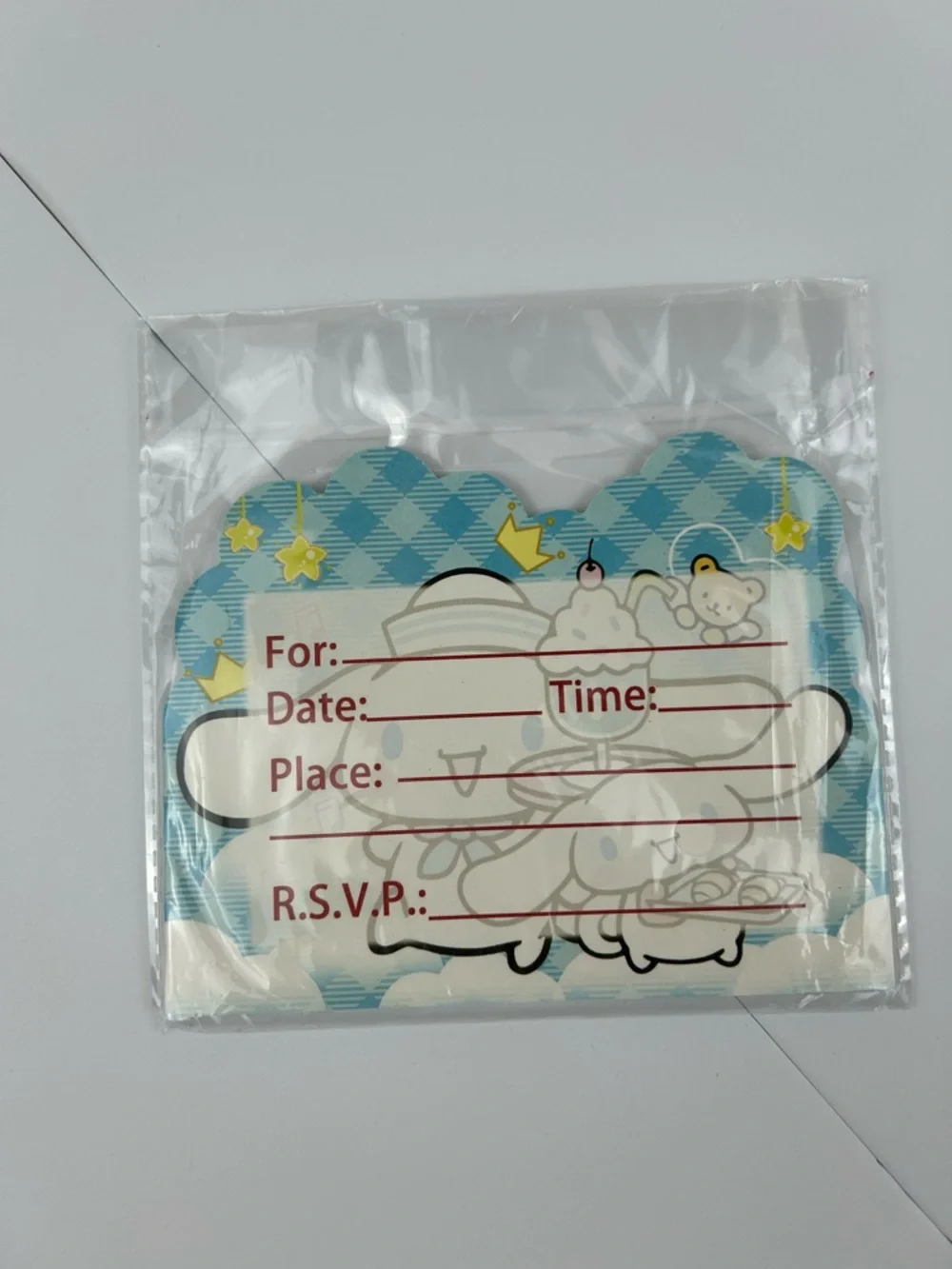 Sanrio Cinnamoroll Birthday Party Supplies Set 67pc Decorations Blue Background
